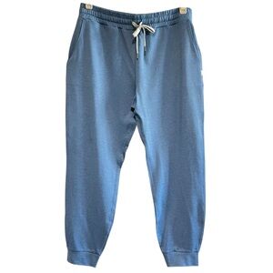 Vuori Women’s Performance Jogger Pants in Isle Blue Heather Size M